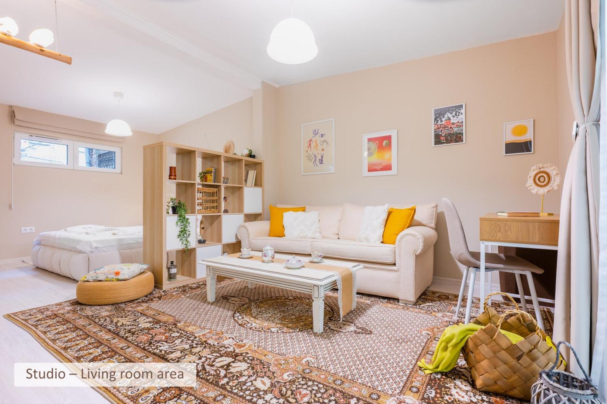 Super Central Stylish Suite & Studio With Shared Terrace By Flat Mаnager Sofia Luaran gambar